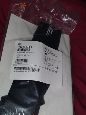 Black Premium Chin Strap